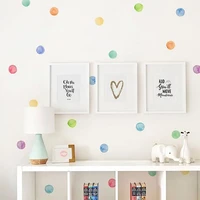 29 pcsset pvc baby wall decals colored dots creative stickers for children vinyl nursery room decoration