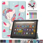 Чехол-накладка для планшета Amazon Fire HD10, HD, 10 Plus, 2021, 11 поколение, магнитный, складной, 2021