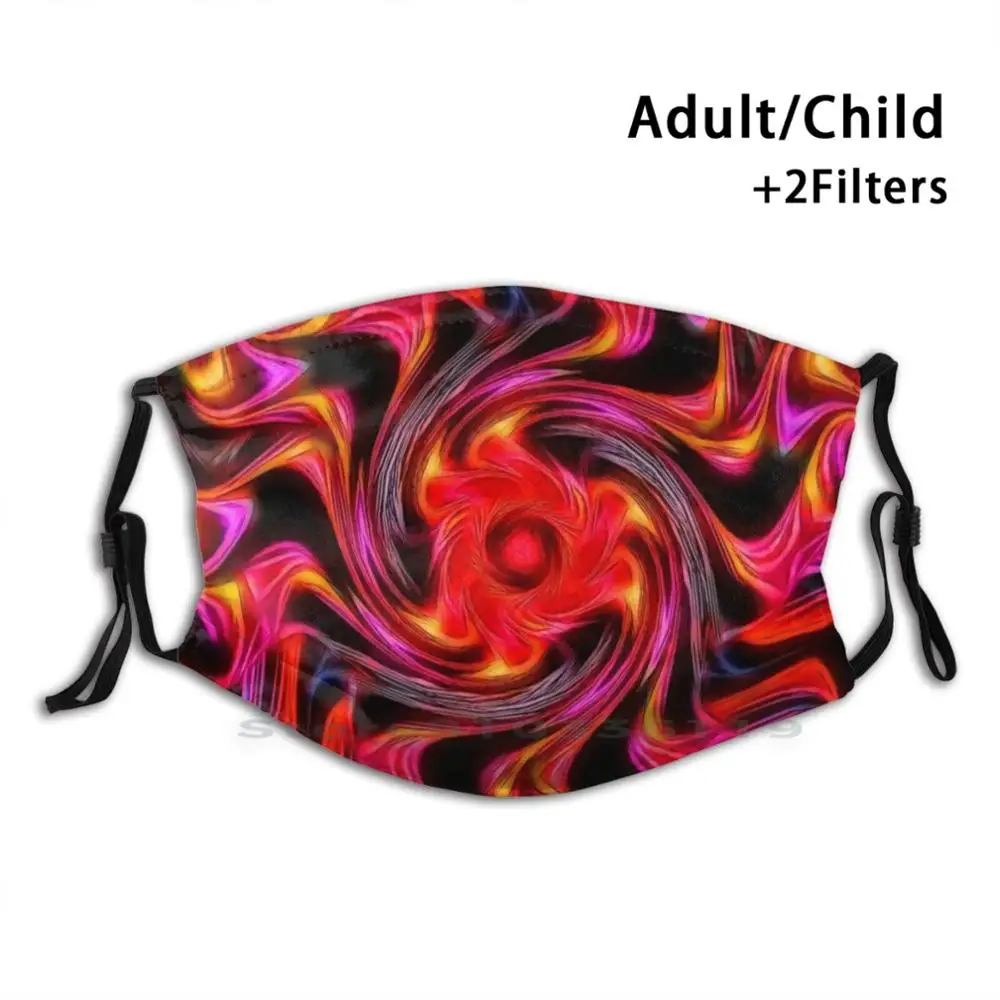 

Abstract Wall Art Dancing Flames Reusable Mouth Face Mask With Filters Kids Flames Dancing Abstract Flames Abstract Design Red