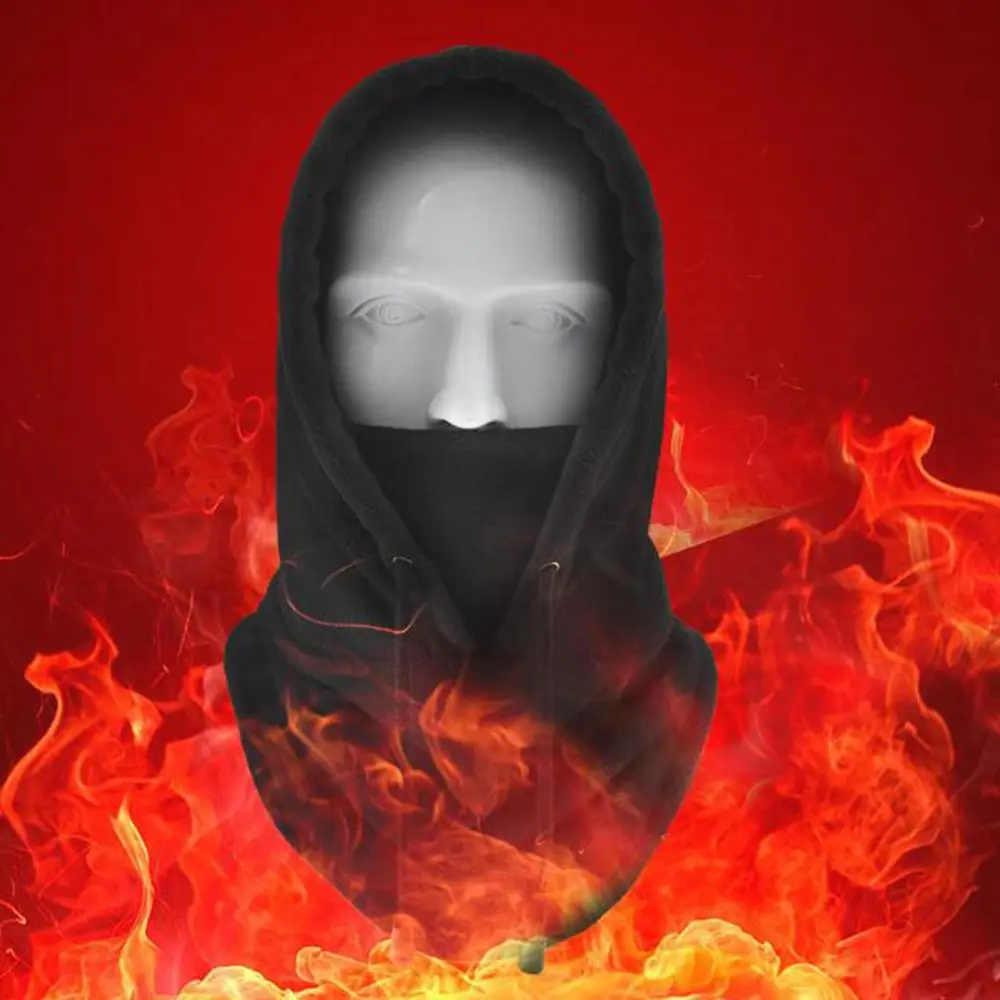 Зимние теплые флисовые шляпы Мужская теплая шапка для шеи лыжная маска лица