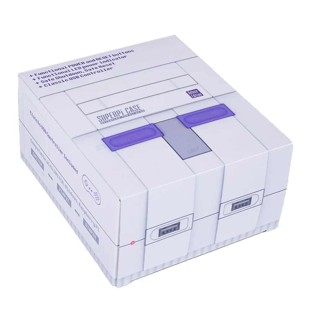 

SUPERPi Case Game Console , NESPi Case for For Raspberry Pi 3 Model B+(Plus)/3B/2B/B+