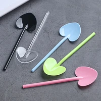 100pcs colorful dessert yogurt pudding spoons disposable ice cream spoon food grade plastic shovel for tableware shops party