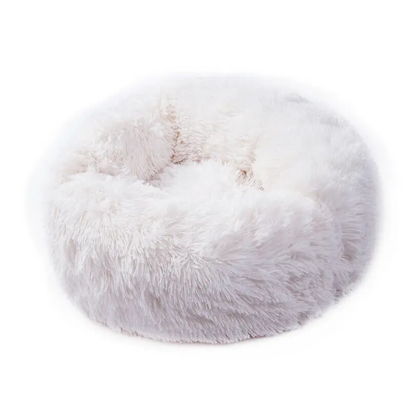 

Winter Warm Sleeping Cat Pet Bed Mat Cat House Round Plush Cat Bed House Soft Long Plush Best Pet Dog Bed For Dogs Products Nest