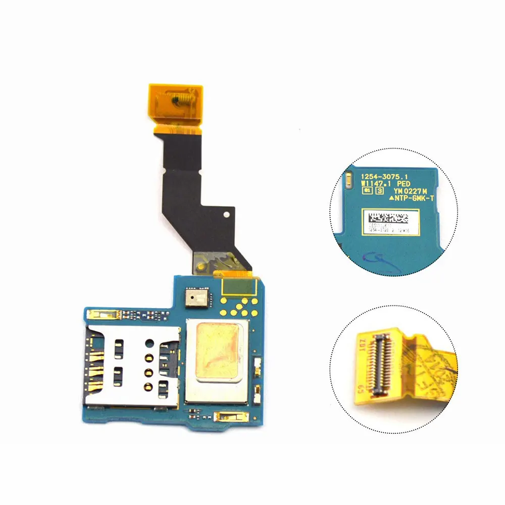 Original for Sony S LT26 LT26i SIM Card Reader Contact Flex Cable Replacement repair parts | Мобильные телефоны и