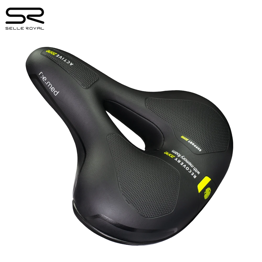 

SELLE ROYAL MTB Bike Bicycle Saddle Rail Hollow Breathable Absorption Rainproof Soft Memory Sponge Casual Off-road Cycling Seat