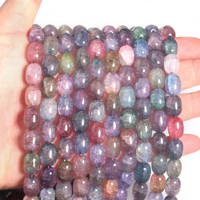 

Beadtales 28pcs/lot 0.8mm Hole Glass Mix Color Bucket Beads Floral Beads For Jewelry Needlework Necklace Bracelet DIY Wholesale