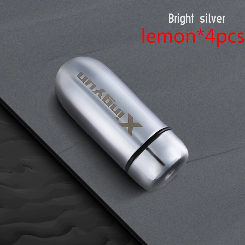sliver 4lemon Автомобильный ароматизатор на клипсе диффузор освежитель воздуха выход цинковый сплав лимонный Кельн запах палка фитиль авто Интерьер Ароматические духи - Название цвета: sliver 4lemon