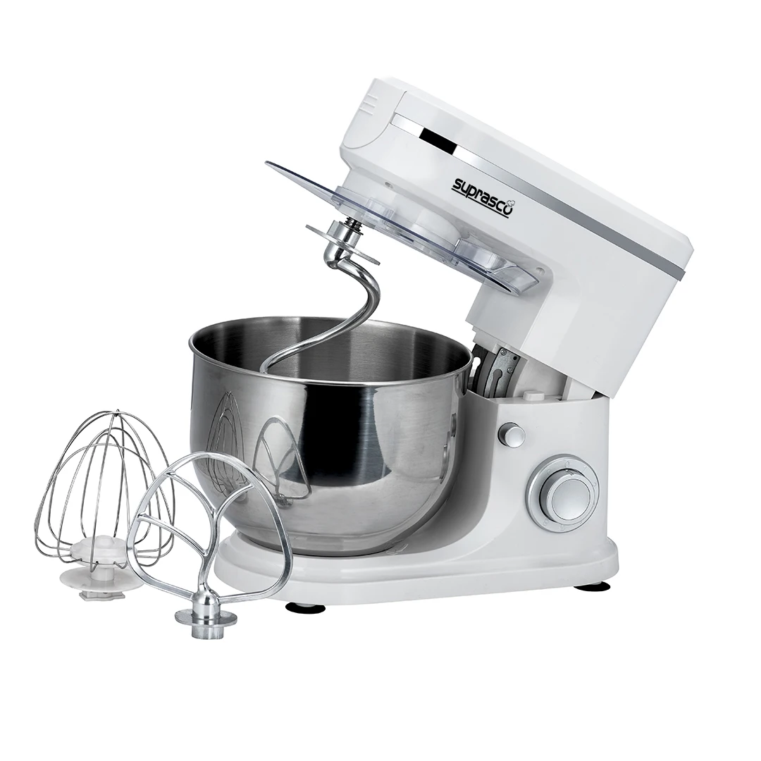 SUPRASCO 1200W 6LNew Model  Stand Mixer ,Kitchen machine with  Dough hook, Beater, Whisk