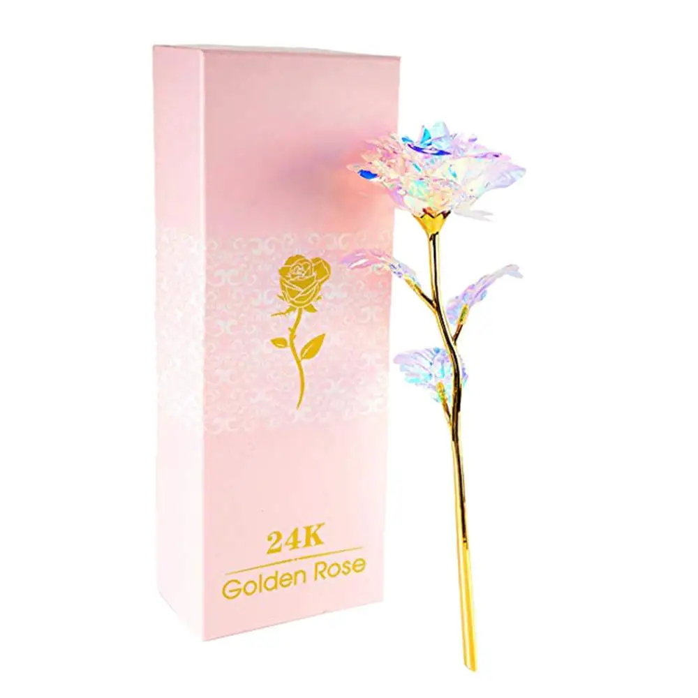 Красочный Светодиодный светильник с розами для свадьбы дня рождения вечеринки