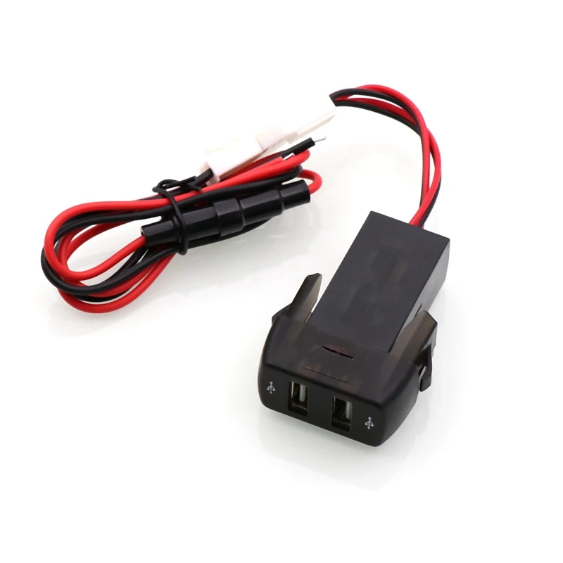 

Dual USB Car Charger 5V 2.1A USB Power Socket Quick Charge Adapter for Smart Phone iPad iPhone Use for Scania Serie