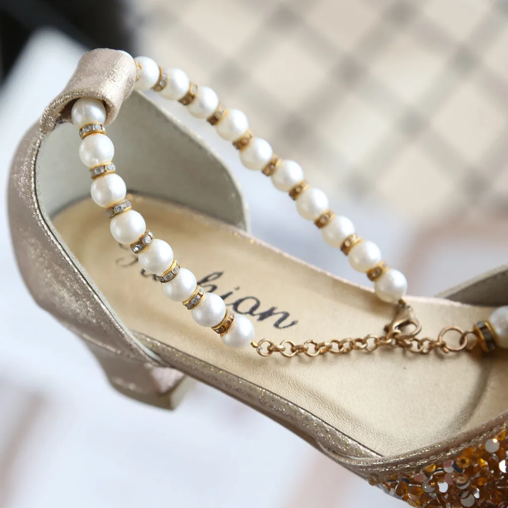 

SAGACE Dance Shoes Girls Girls Princess Single Shoes Kids Crystal Bling Sequins Casual Children Girls Casual Princess Shoes