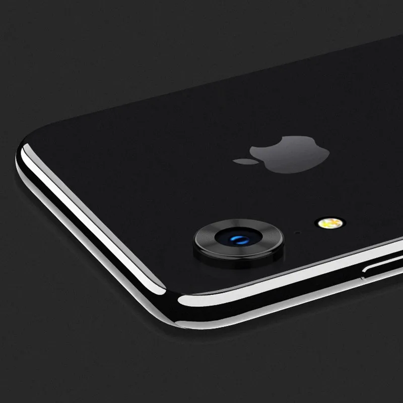 Роскошный Металлический объектив для iphone XR защитное кольцо камеры круг +