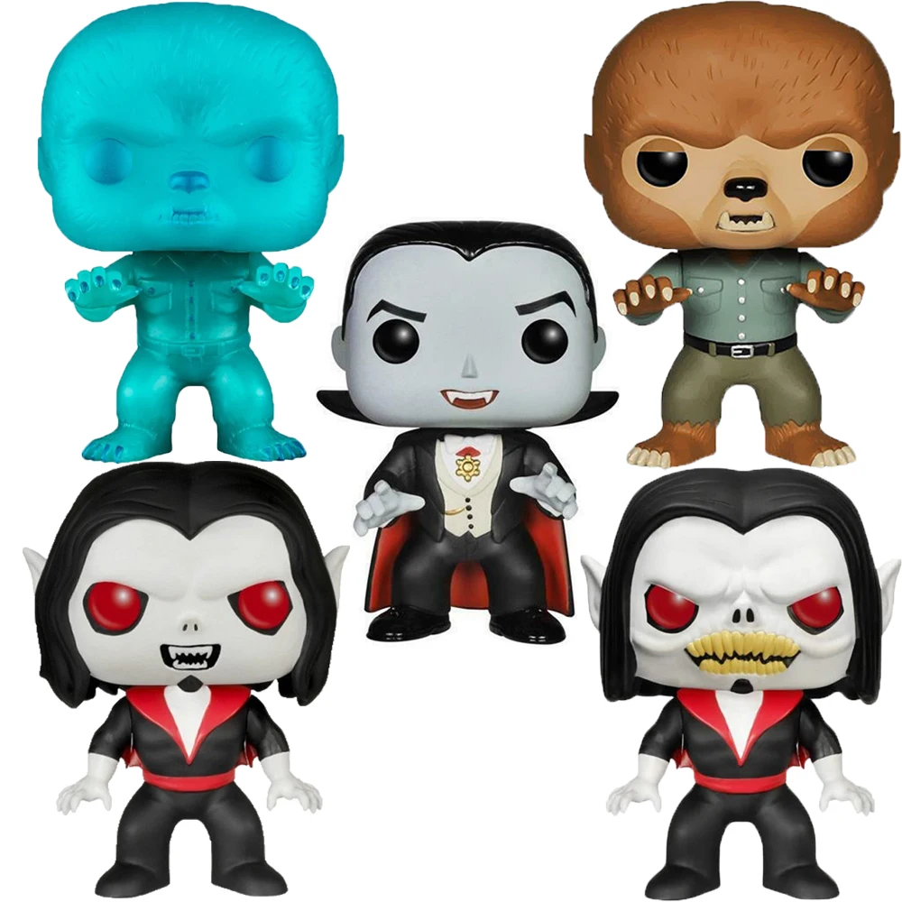 Фигурки ужасов #104 зомби #105 Дракула #111 волк мужчина вольфман #114 фигурки