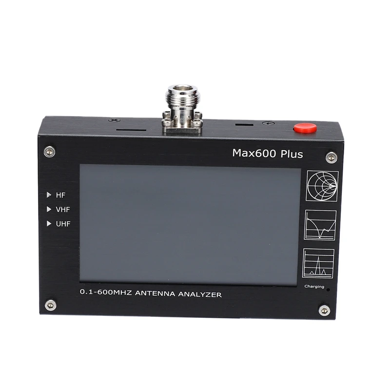 Эфвк Max600 плюс HF/VHF/UHF анализатор антенны 0 1 600 МГц с 4 3 дюймов TFT ЖК дисплей сенсорный