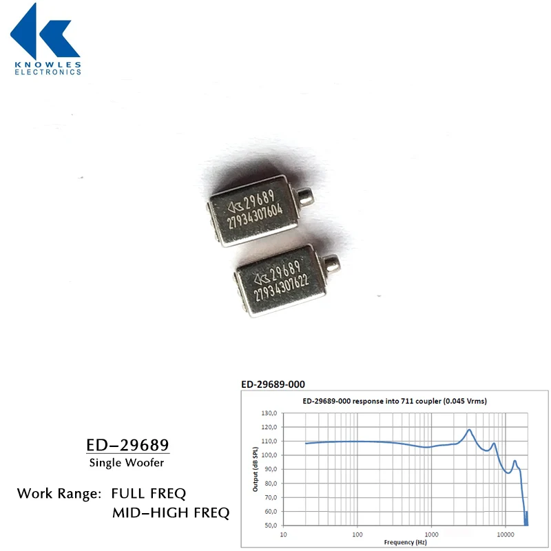 Knowles ED 29689 сбалансированный арматурный драйвер SINGE WOOFER|Аксессуары для наушников| |