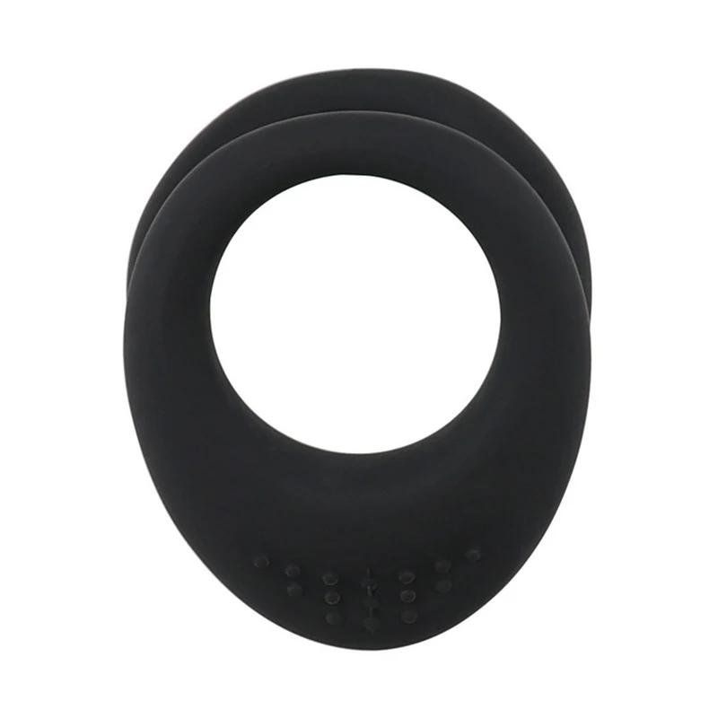 Многоразовые двойные кольца кольцо на пенис секс-игрушки для мужчин эластичное