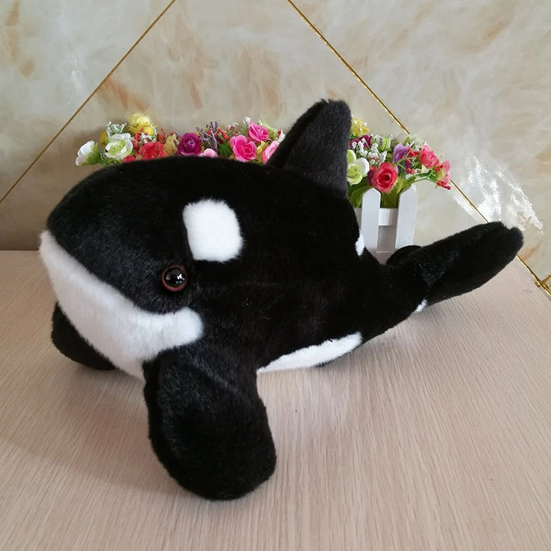 35 см реалистичные очень мягкие плюшевые игрушки убийца КИТ животных для детей