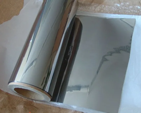 Фольга из нержавеющей стали толщина 0 02 мм ширина 200 Длина 1000 лист в рулоне|Дверные