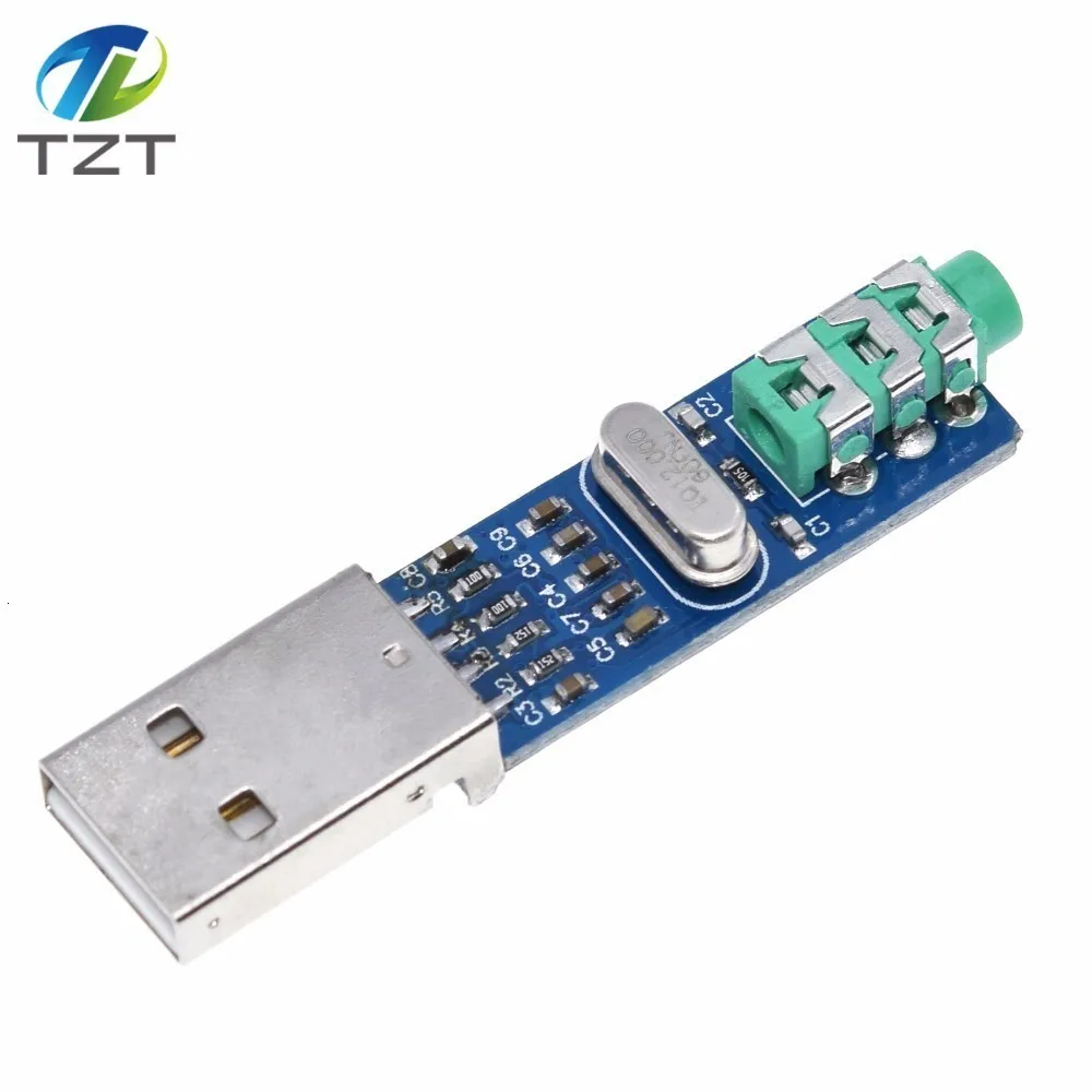 TZT 5V Mini PCM2704 USB DAC HIFI звуковая карта Power декодер плата модуль для Arduino Raspberry Pi 16 бит |