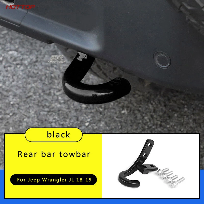 

For Jeep Wrangler 2007-2019 JK JL Rear Bumper Towbar Modified Offroad Outdoor Emergency Accessories