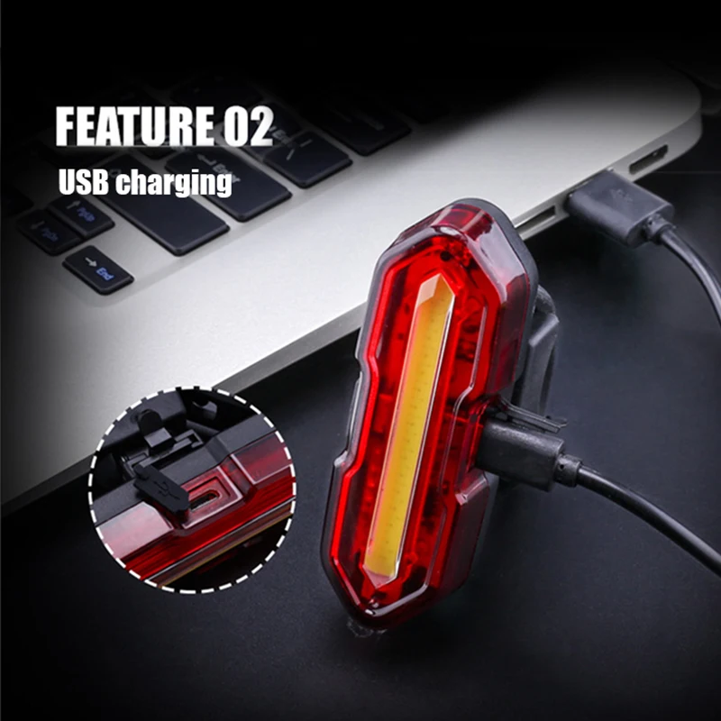 Светильник pвелоспорт зарядка через USB велосипедная лампа COB фсветильник