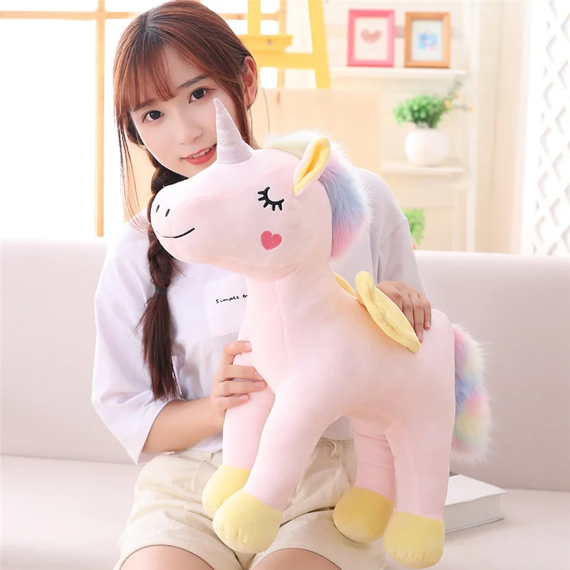 Игрушка плюшевая в виде единорога 30/45 см|Мягкие игрушки животные| |