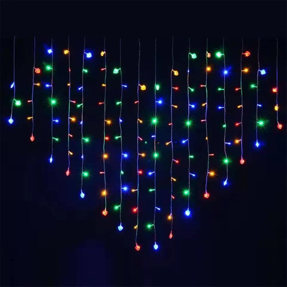 

LED Love Curtain Lights Wedding Decoration Lantern LED Icicle Light Curtain Light Valentine's Day Decoration Starry Led Lights