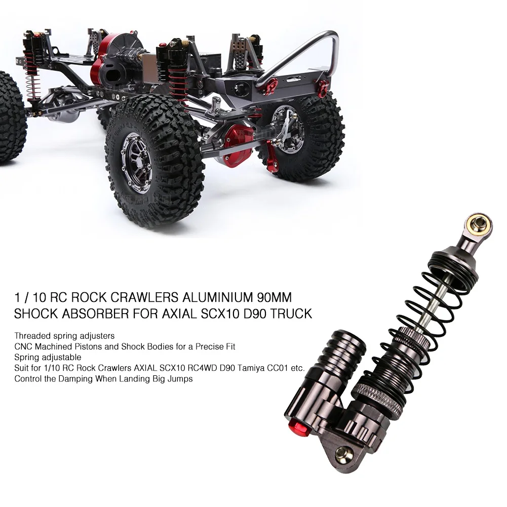 1 10 rc rock crawlers алюминиевый 90 мм амортиз