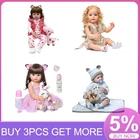 Реалистичная милая кукла-Реборн, Реалистичная Милая Модная Кукла, мягкая игрушка для малышей во сне, сопровождающая игра