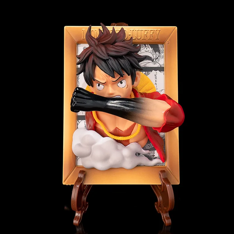 

3pcs/set One Piece Anime Figure 3D Painting GK Portgas D Ace Action Figure Monkey D Luffy Figure Sabo Action Figure Photo Frame