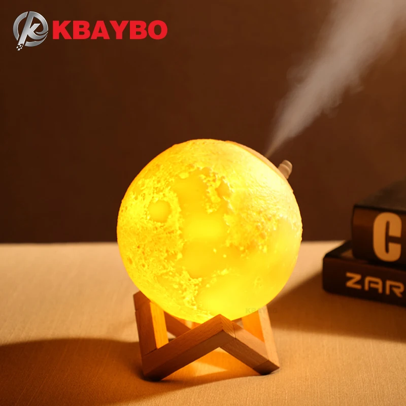 

KBAYBO 880ML USB Air Humidifier Ultrasonic Humidifiers Portable Air Mist Maker Aromatherapy Diffuser Aroma Mist Maker for Home