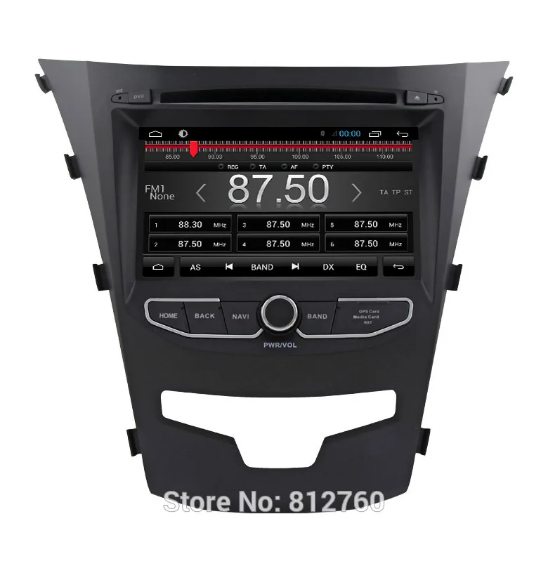 7 дюймовый процессор 8 ядер Android 1 автомобильный DVD GPS навигатор для SsangYong Korando 2014 2015
