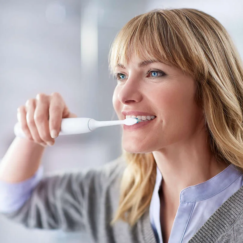 Электрическая зубная щетка Philips Sonicare HX6851 с многорежимным индикатором вогнутый