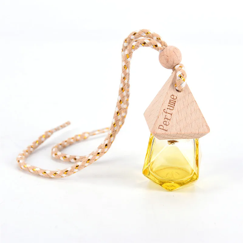 

Hot sale 1pc Air Freshener Car Perfume Hanging Printed Fragrance Diffuser Bottle