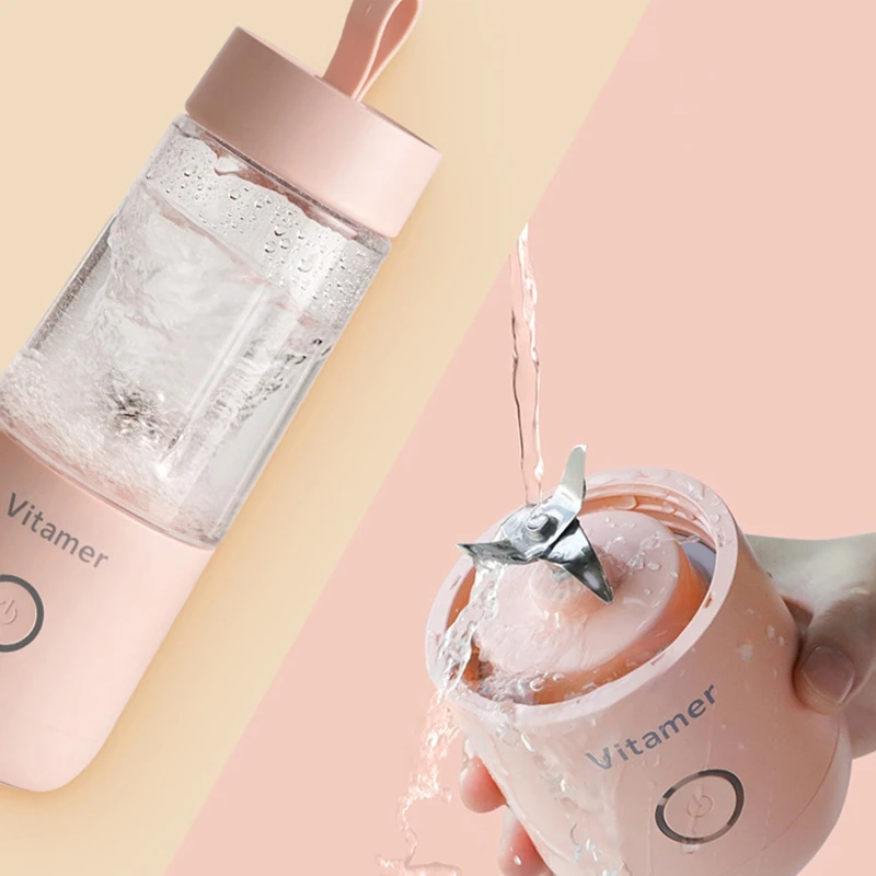 

350Ml Mini Portable Electric Fruit Juicer Rechargeable Smoothie Maker Blender Machine Sports Bottle Juicing Cup