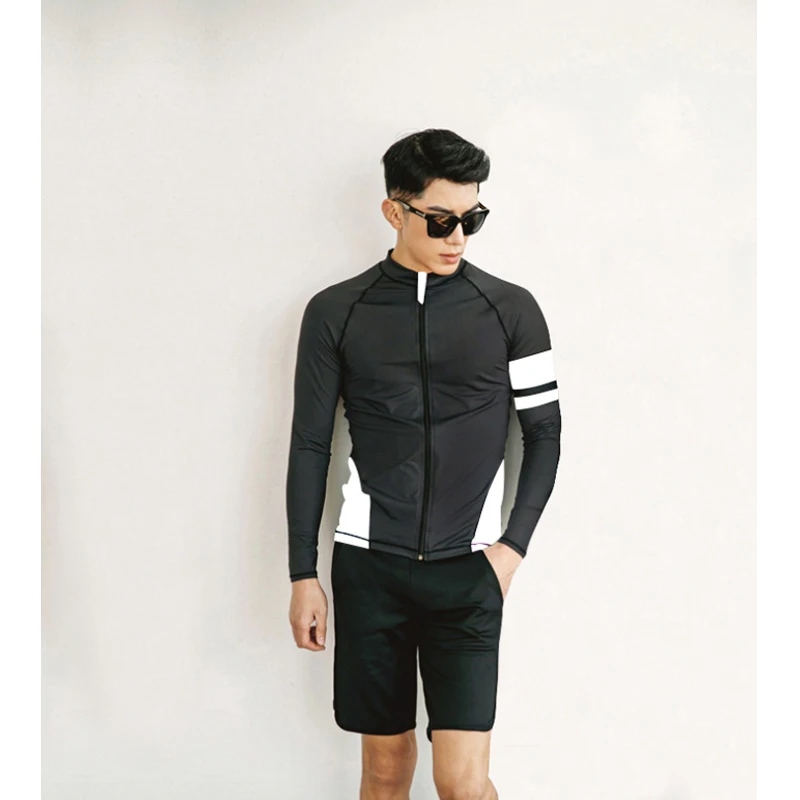 

Diving Suit Swimsuit For Men Women Swimming Hot Spring Beach Holiday Sun Protection Wetsuit Long Sleeve High Quality Sportwear