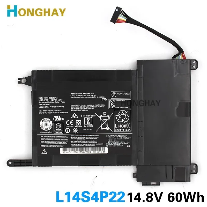 Оригинальный аккумулятор для ноутбука HONGHAY L14S4P22 Lenovo IdeaPad Y700 женская модель 5B10H22084