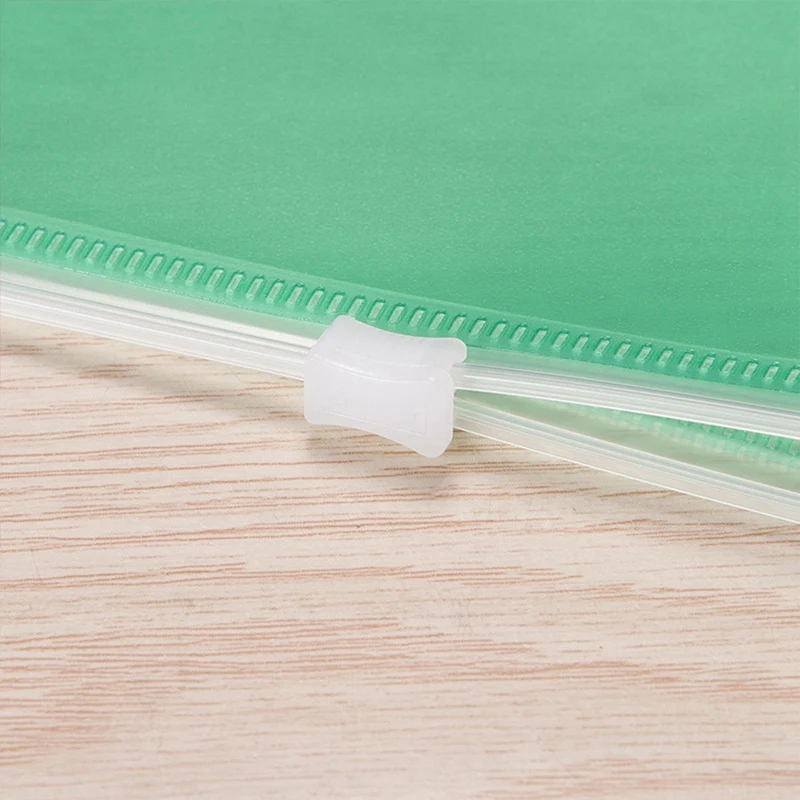 10 Packs Plastic Zip Envelopes Letter Size Holder File Document Receipt Envelope Folders Assorted Color Office Supplier | Канцтовары для