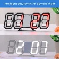 smart digital alarm clock led wall clock multifunctional adjustable electronic clock datetemperature dual mode display clock