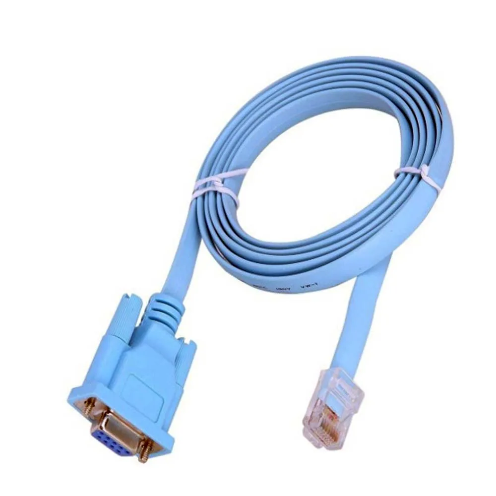 9-контактный кабель консоли Cisco DB9 с последовательным портом RS232 на штекер RJ45 Cat5
