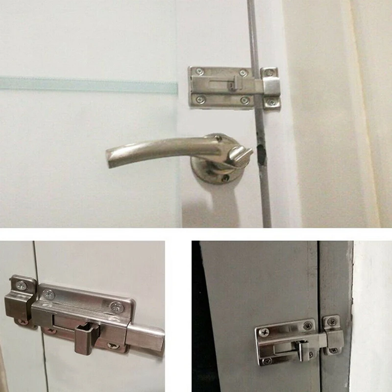 Silver Door Latch Lock Bolt Furniture Bathrooms Bedrooms Cabinet Cupboard | Обустройство дома