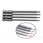 4 шт. 14 ''хвостовик магнитная головка отвертка бита отвертка длинный удлинитель стержень инструменты для ударных гаечных ключей 141,52,02,5 мм