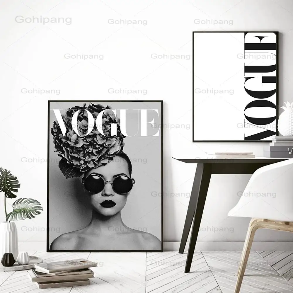 Современная модная холщовая картина черно-белые постеры с буквенным принтом для