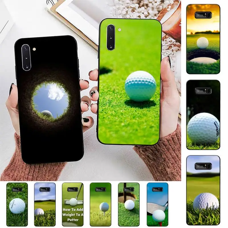 

FHNBLJ golf ball Phone Case for Samsung Note 5 7 8 9 10 20 pro plus lite ultra A21 12 72