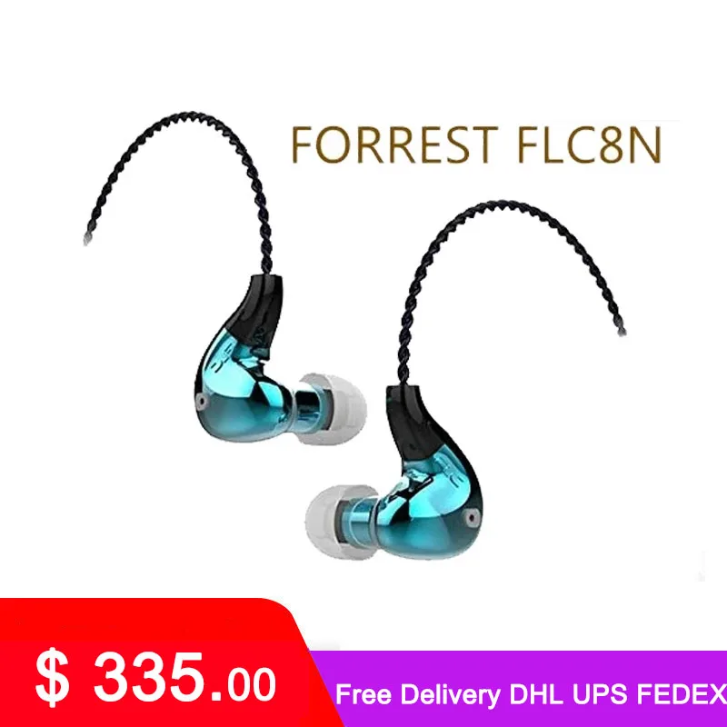 

FORREST FLC8N Hybrid Dual Balanced Armature Dynamic 2BA+DD Hifi Music Monitor DJ Studio 3.5mm / 2.5mm Blanced Earbuds Earphones