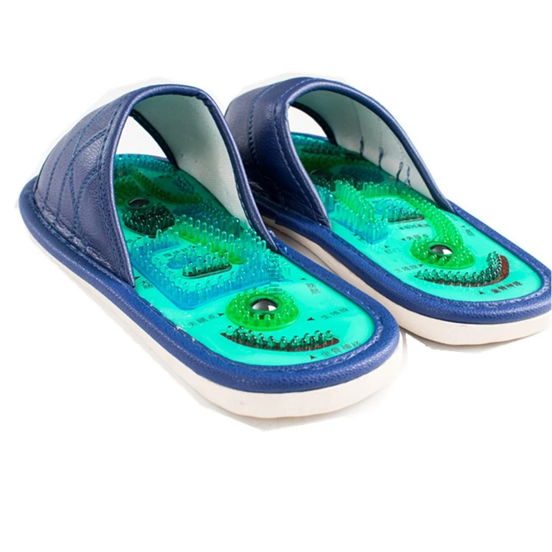 Массажные шлепанцы домашние сандалии с нескользящей поверхностью для терапии