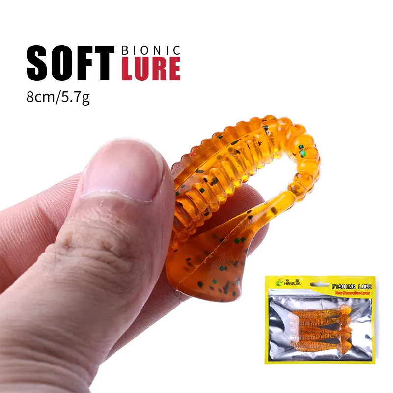 

Наощуп 1 шт. мягкие приманки для рыболовных снастей 8 см/5,7 г Shiner мини карп рыбалка приманка крючковый лов резиновые воблер (Wobbler)