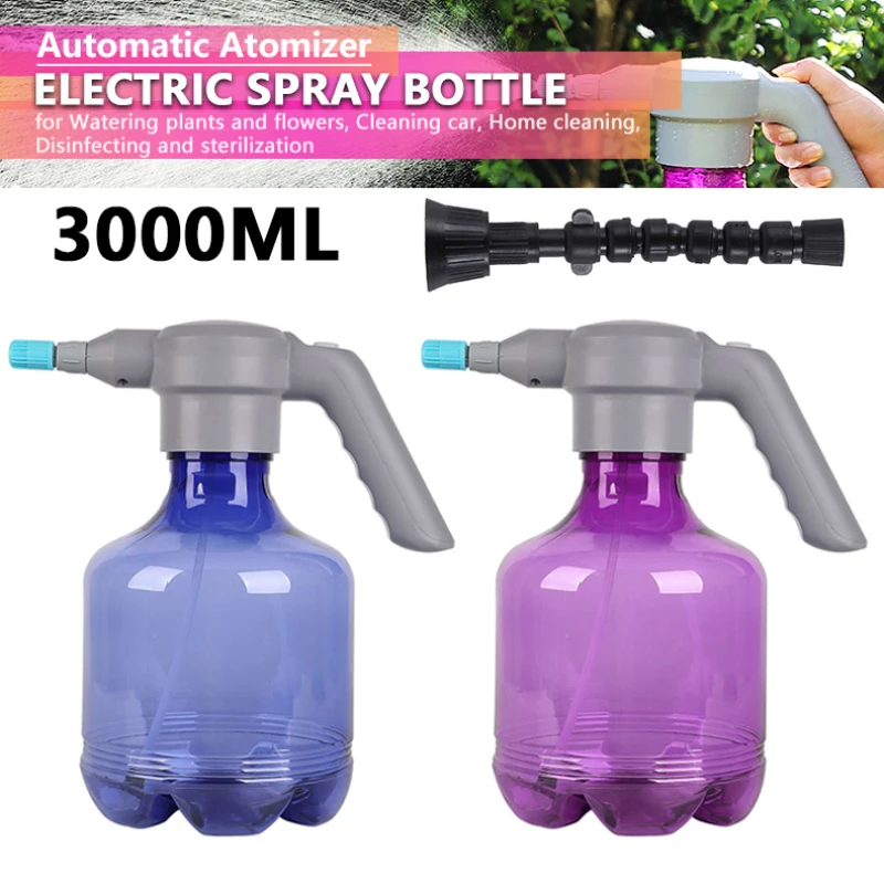 

Electric Garden Sprayer Watering Cans 3L Plant Mister Spray Bottle Waterproof Automatic Plant Atomizer For Indoor Outdoor Plant