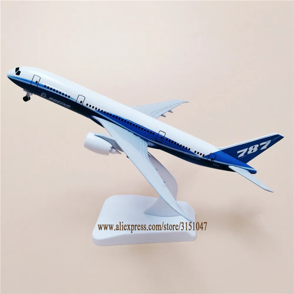 Сплав металла прототип воздуха Boeing 787 B787 Airlines модель самолета Модель w колеса