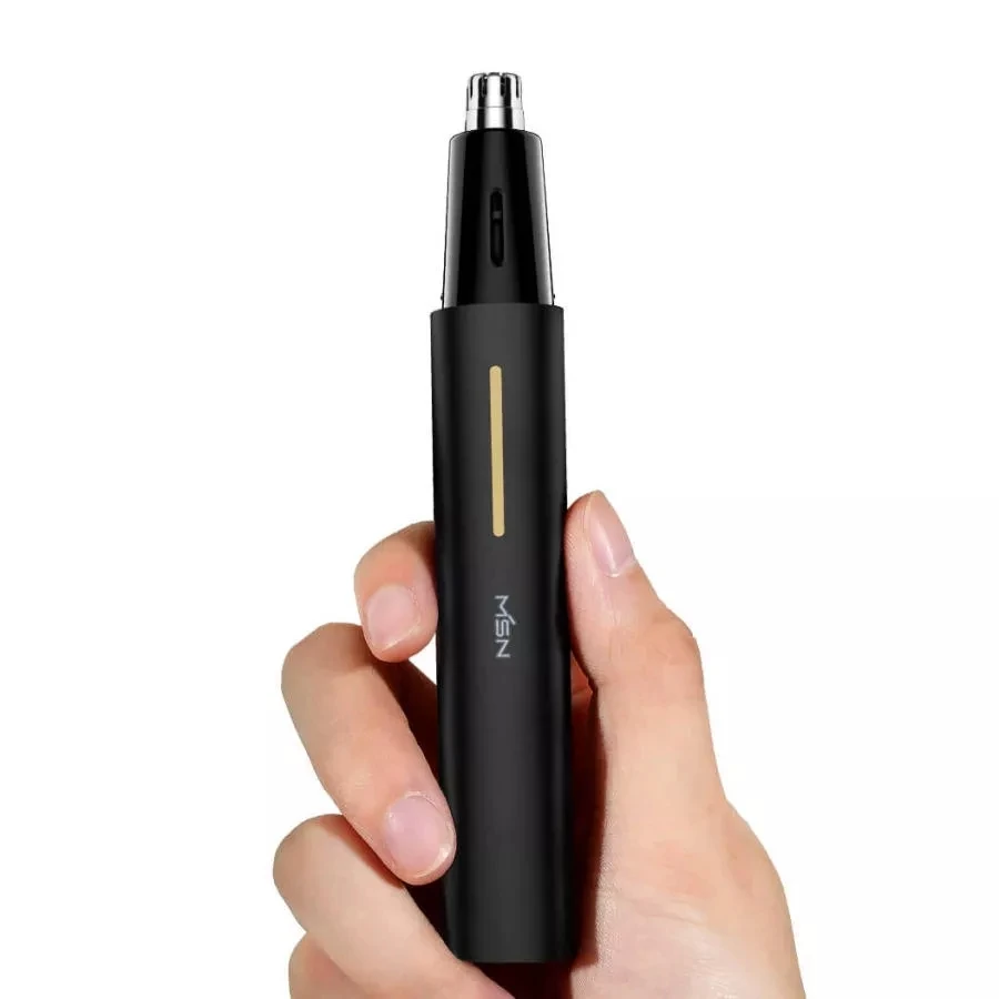 Электрический триммер для волос в носу Youpin MSN LED с двойным лезвием